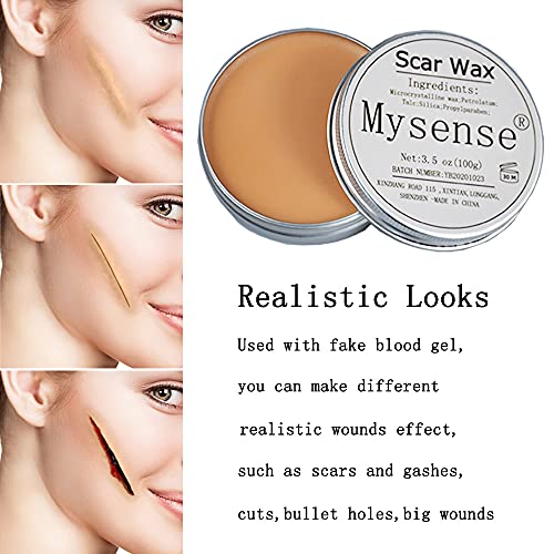 MySense lažni krvni nos i ožiljak sa ožiljkom SFX Make up Specijalni efekti lažni oblikovanje kože rane