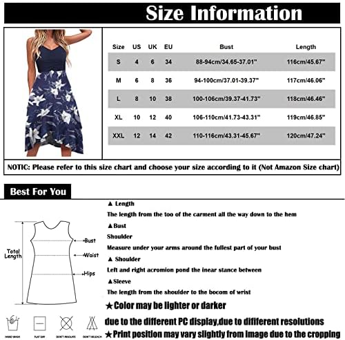Klizna haljina za žene, modna ženska tiskana midina suknja Halter jednodijelna haljina