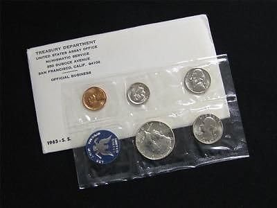 1965. Posebna američka kovanica Nekirkulirani set novčića
