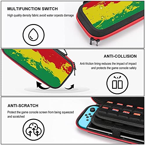 Reggae futrola za pozadinu za Switch Game Console i dodatnu opremu ,putna torba za nošenje torba za igru