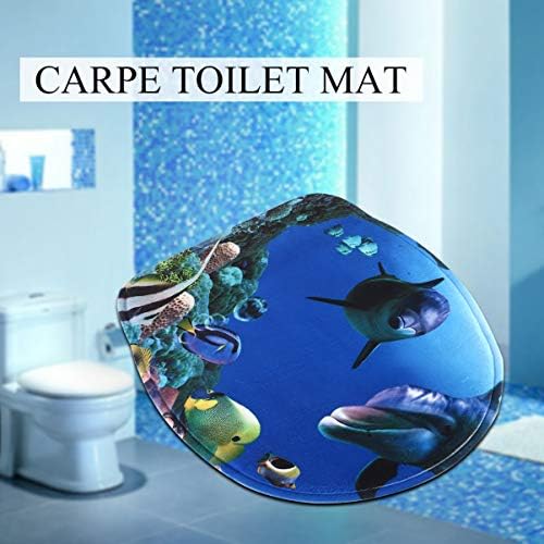 Doitool Marine Carpet Marine Carpet 3kom Ocean Coastal Nautical kupatilo Tepisi i prostirke Memory Foam