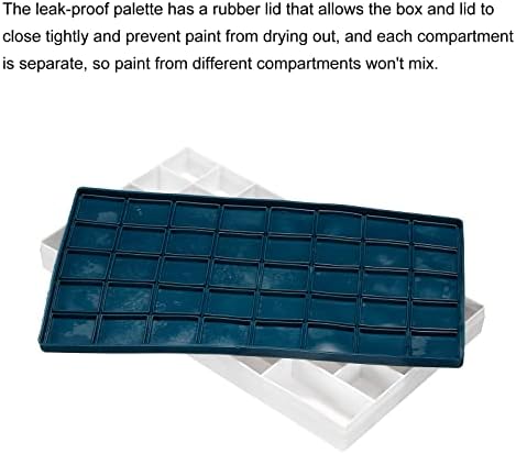 Patikil 36 pretinci Paleta boja, 2 pakovanje plastične ladice za ladicu za uštedu duboko ušteda od odvajanja