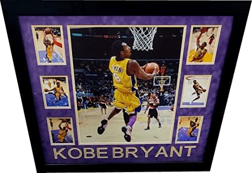 Kobe Bryant AUTOGREGED potpisan 16x20 uokvirena fotografija Los Angeles Lakers UDA 33x30 - AUTOGREM NBA