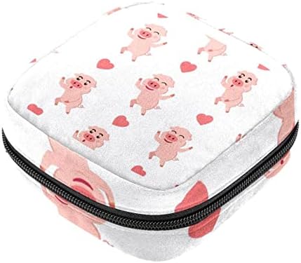 Ružičasta girly princeza Royalty Crougerice Period torbica, prijenosna tamponska torba za sanitarne salvete,