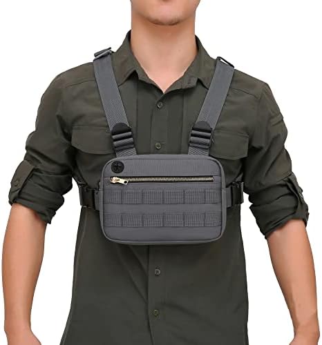Vanjska torba za vodu otporna na muškarce, taktičko sječivo od EDC-a s ugrađenim držačem telefona, lagana