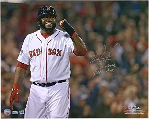 David Ortiz Boston Red Sox Autographing 16 x 20 Pump pumpe sa višestrukim natpisima - ograničeno izdanje