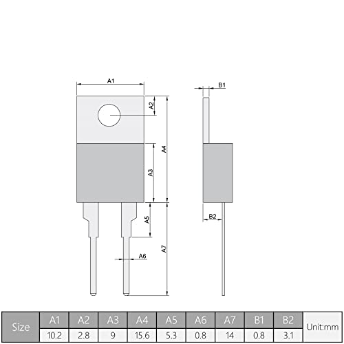 Fielect N.C 80 ℃ 2pcs Obično zatvoreni prekidač temperature, KSD-01F termostatski regulator temperature