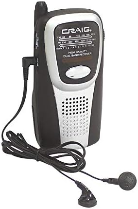 Craig Electronics Cs2500 AM/FM džepni Radio sa zvučnikom i slušalicama