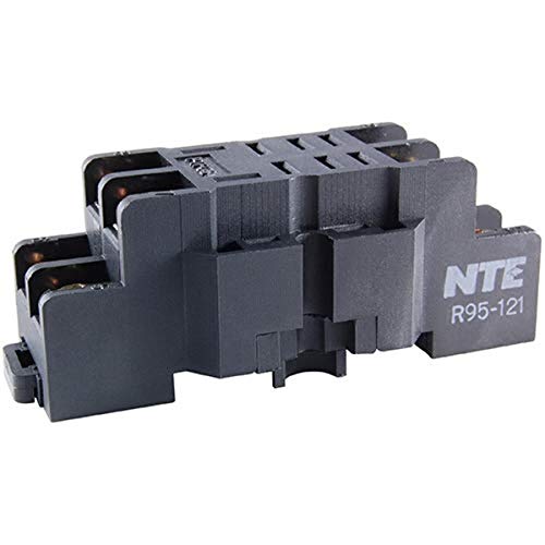 NTE Electronics R95 - 121 8-pinska utičnica za patuljastu oštricu sa vijkom za stezaljku pod pritiskom,