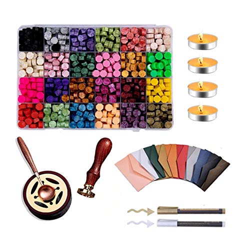 Voštana metalna boja sa jastučićima voštane koverti za pljusak perle 24 omotane odljeve u alatima i poboljšanjem kućnog poboljšanja mini odvijača