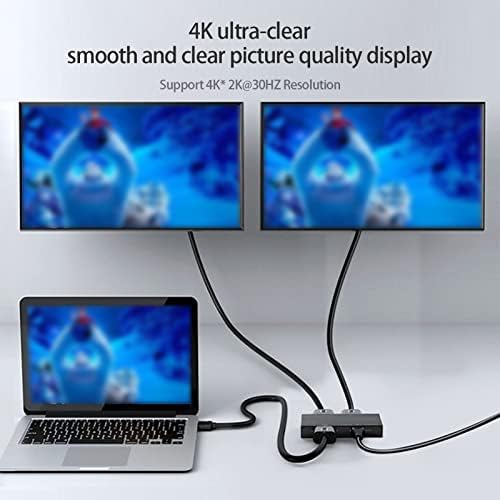 Clinmday HDMI 1/2 Distributor Video Splitter Switcher, kompatibilni stabilan prenos 3D vizuelni efekti 1