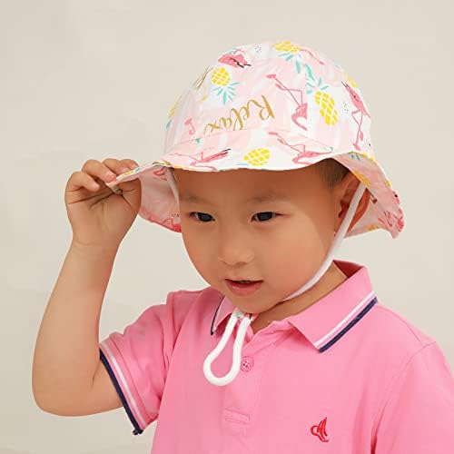 Ljetna dječja šešica u UPF 50+ Zaštita od sunca Podesiva dječačka za bebe Hat Wide Brim Toddler kašika za