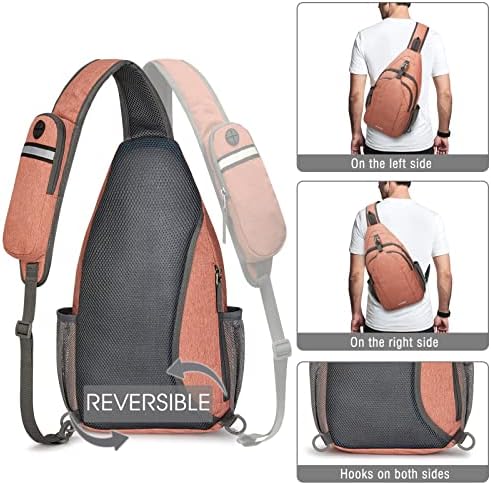 G4free Sling torba RFID blocking Sling ruksak Crossbody torba za prsa Daypack za pješačka putovanja