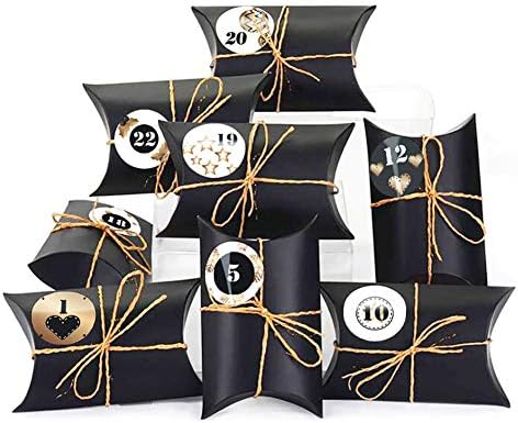 ccHuDE 100 kom jastuk kutija Candy Poklon kutija za vjenčanje rođendan i Božić