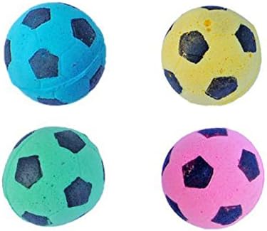 Petfavorites pjenaste fudbalske lopte igračke za mačke - pakovanje od 12 komada