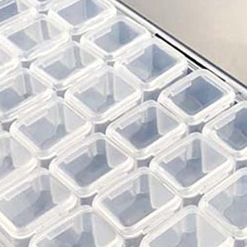 Toyvian plastična kutija za odlaganje plastične organizatore 2pcs Boxes Diamond Emborder Case Bušilica za