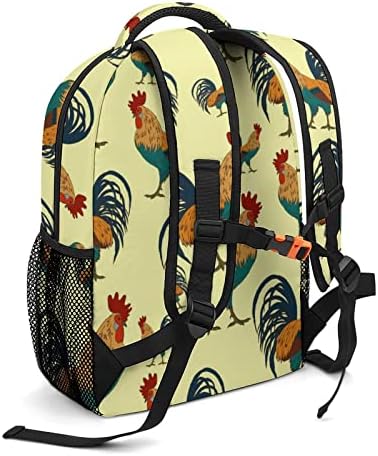 Roosters Travel Backpacks Modna torba za ramena Slaba višestruki džepni Daypack za školsku studijsku kupovinu