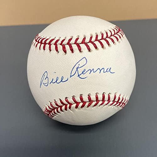 Bill Renna A's Red Sox Yankees potpisali su OMLB bejzbol auto sa hologramom za b & e - autogramirani bejzbol