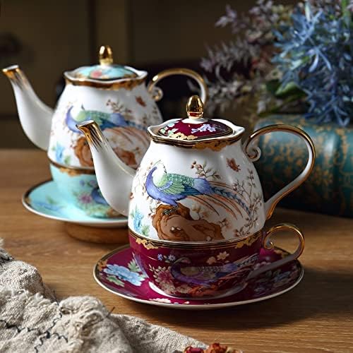 Seasd lon kost kineska postavljena poft ploča za čašicu Nacionalni plima keramički popodnevni cvjetni čaj