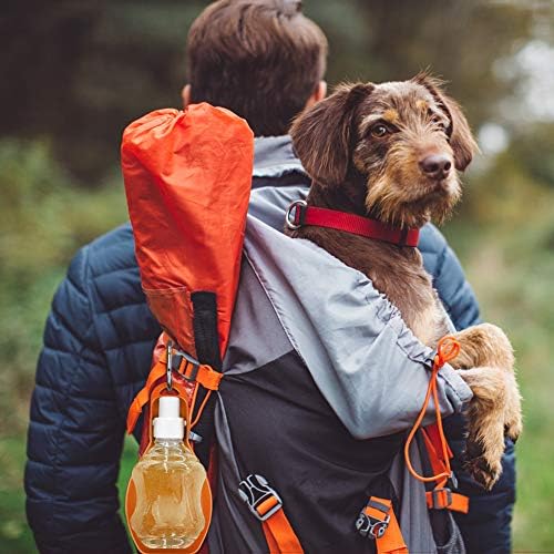 Flexzion prijenosni dozator za flašu vode za pse, boca za vodu za kućne ljubimce sa Visećom kopčom i sklopiva