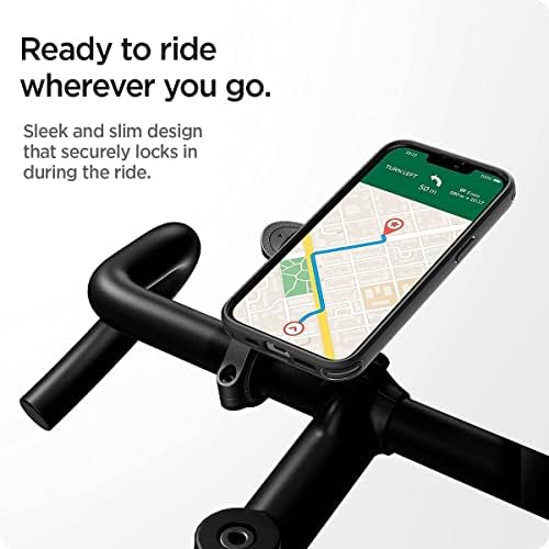 Spigen Gearlock Stem Bike Mount sa univerzalnim adapterom sa Gearlock Bike Mount Case dizajniran za iPhone