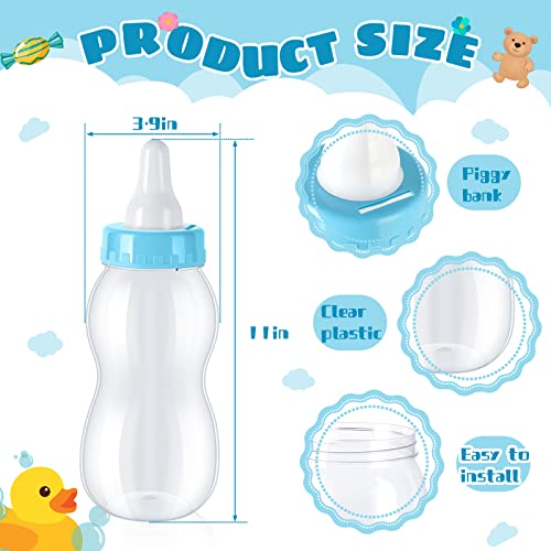 2 kom bombona za flašicu za bebe 11 x 4 inča Banka za flašicu za bebe Jumbo flašice za tuširanje beba Plastična