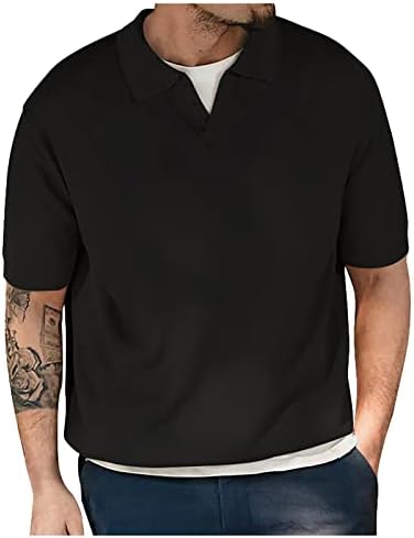 Muška polo majica, muški dres polo majice prozračno dugme dole golf košulje na otvorenom na otvorenom kratkim