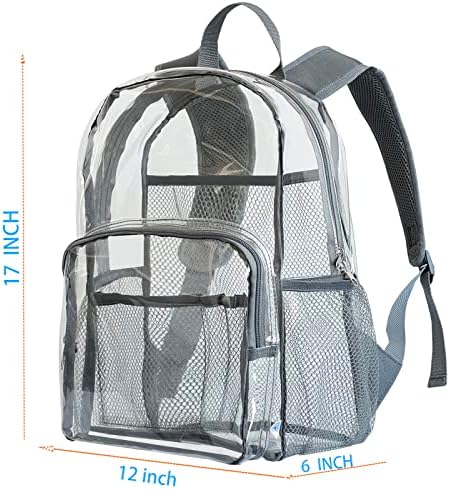 BAJNOKOU jasan ruksak transparentni ruksaci za teške uslove rada vide kroz PVC plastičnu veliku torbu za