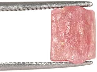 Gemhub Brazilski turmalinski sirovi grubi zacjeljivanje kristala 4,20 ct. Labavi dragulj, ružičasti turmalin