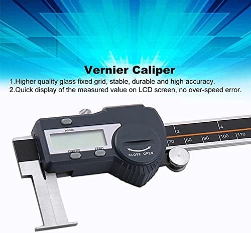 Inner Groove Digital Vernier Caliper Unutarnje rupe Groove inč / metric / frakcijska pretvorba Vernier Caliper