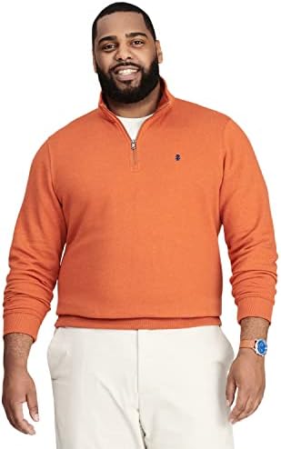 Izod Muška velika i visoka prednost performanse dukserica od pulovera sa patentnim zatvaračem