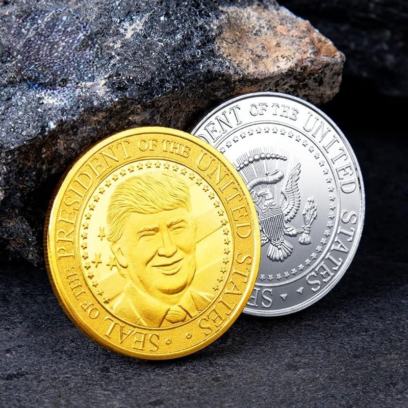2021 Novi Trump, 45. predsjednik Sakupljanja zanata Sjedinjenih Država Chain Coin Gold Coin