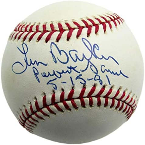 LEN Barker Autografirano / upisano OML bejzbol Cleveland Indijanci JSA - AUTOGREMENT BASEBALLS