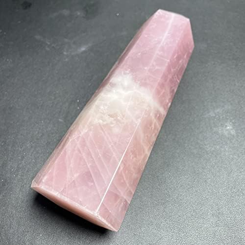 1,2kg Prirodni ružičasti ružičasti kvarcni kristal Obelisk štapovi za iscjeljujuće uzorak ...