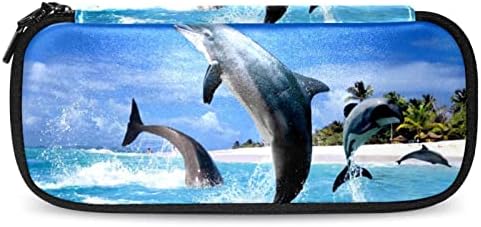 Školska Surpplies plava Skakajuća Dolphin pernica šarena Torbica Torbica Prijenosna ženska kozmetička torba