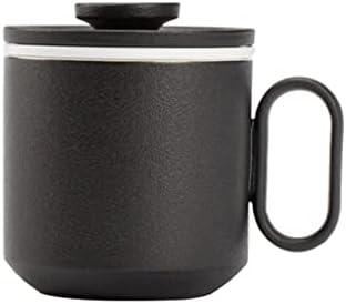 N / A Kup za kafu sa poklopcem uredskih kupa ženski poklon čaša keramički kapacitet velikog kapaciteta za