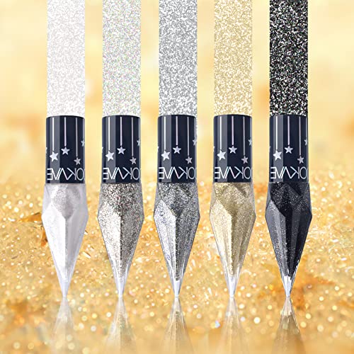 Ice LOVE Liquid Glitter Eyeliner, metalni vodootporni tečni set olovki za oči za šminkanje ženskih očiju,