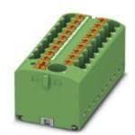 OEM Phoenix kontakt 3273512, Conn distributivni terminalni blok 19 POS Spring Clamp Adhesive / DIN Rail