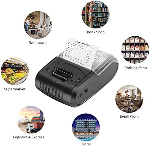 Bzlsfhz štampač računa Mini prenosivi 58mm Bt termalni štampač računa lični račun mobilni POS štampač podrška