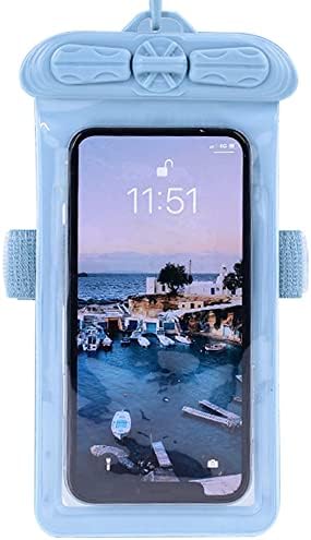 Vaxson futrola za telefon, kompatibilna sa suvom torbom Google Pixel Dual Waterproof [ne folijom za zaštitu ekrana ] plava