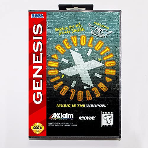 Samrad The Revolution X Game Cartridge 16 bitna MD kartica sa maloprodajom za Sega Mega Pogon za Genesis