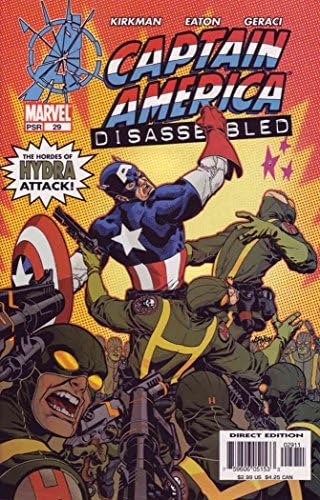 Kapetan Amerika 29 VF / NM; Marvel comic book / Robert Kirkman rastavljen