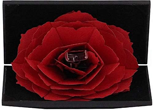 Orita Kutija Za Nakit Antique Rose Gravirani Prsten Organizator Nakita Prsten Kutija Kutija Crna