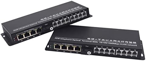 8-kanalni RJ11 Telefon i 4 Gigabit Nezavisni Ethernet nad optičkim eterima vlakana, fiksni telefoni sa fiksom