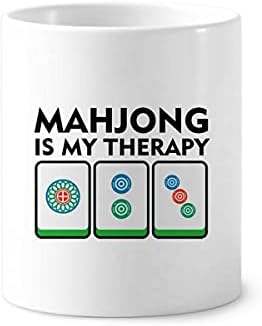 Izlječenje Mahjong Happy Art Deco Poklon modna četkica za zube Šol CERAC postolje za olovke