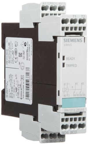 Siemens 3RN1010-2BG0 0 Termistor Zaštitni relej motora, kavezni stezaljka, standardne evaluacijske jedinice, 2 LED-a, širina 22,5 mm, Automatsko resetiranje, napon napajanja automatskog resetiranja, 2 CO kontakta, 110VAC Napon napajanja