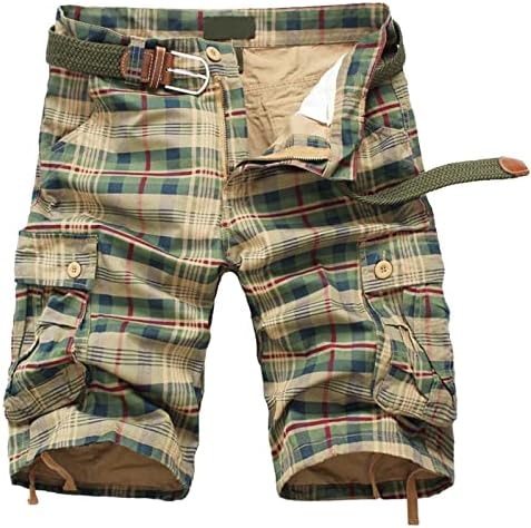 Građevinska radna odjeća za muškarce Muška Moda Casual Plaid Camouflage Multi Pocket Zipper kopča uređenje