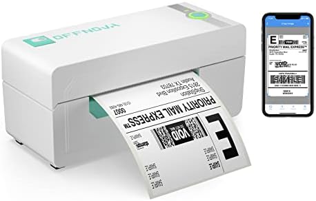 OFFNOVA Bluetooth Label Printer, 4 x 6 Thermal Label Printer za otpremu paketa i malih preduzeća, Rad sa