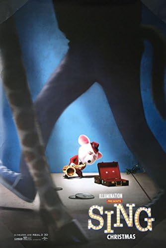 Sing - 27 X40 D / S originalni filmski poster jedan list Mike Seth MacFarlane miš