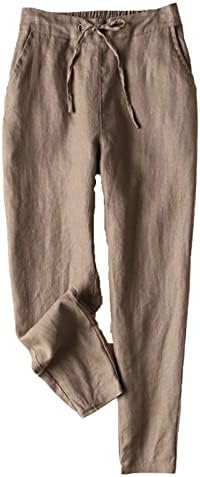 Ženska posteljina obrezana širokim hlačama za noge visoke elastične struke duge koševne pantalone protežu